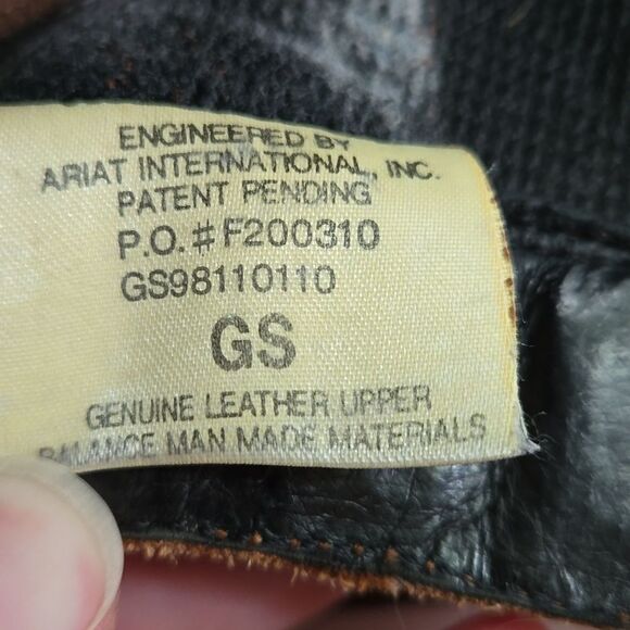 Ariat Brown Leather Ankle Boots, Women's Size 7, Decent Condition - Picture 13 of 13